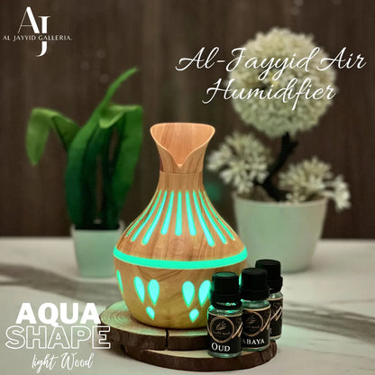 Aqua Shape Air Humidifier with 3 free fragrances| Oud, Sabaya, Desire.