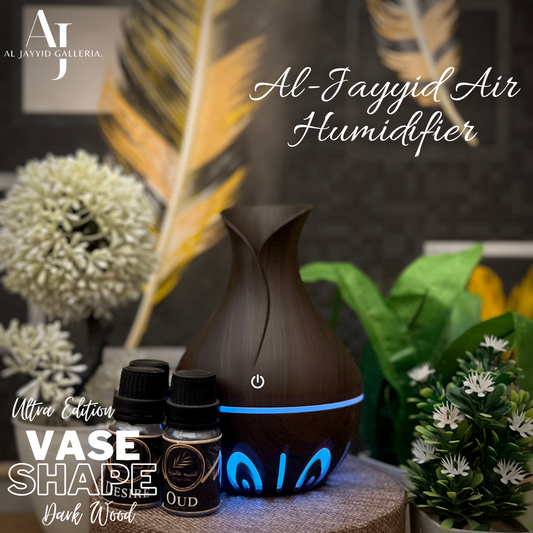 VASE SHAPE - Ultra Edition Air Humidifier with 3 free fragrances| Oud, Sabaya, Desire.