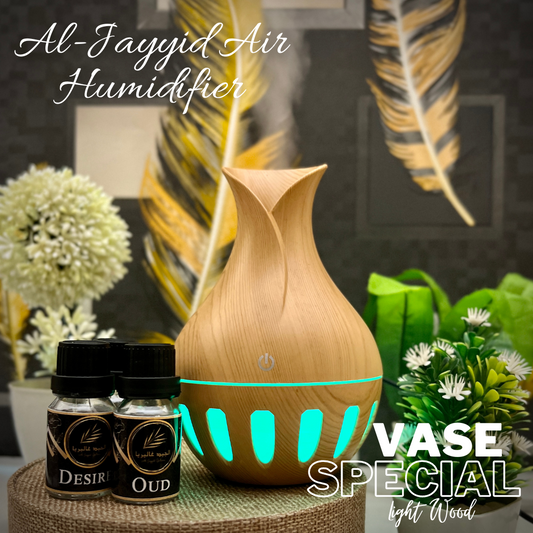 VASE - SPECIAL EDITION Air Humidifier with 3 free fragrances | Oud, Sabaya, Desire