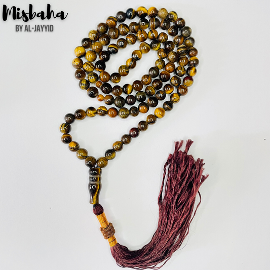TIGER'S EYE MISBAHA  - 33 & 100 Beads