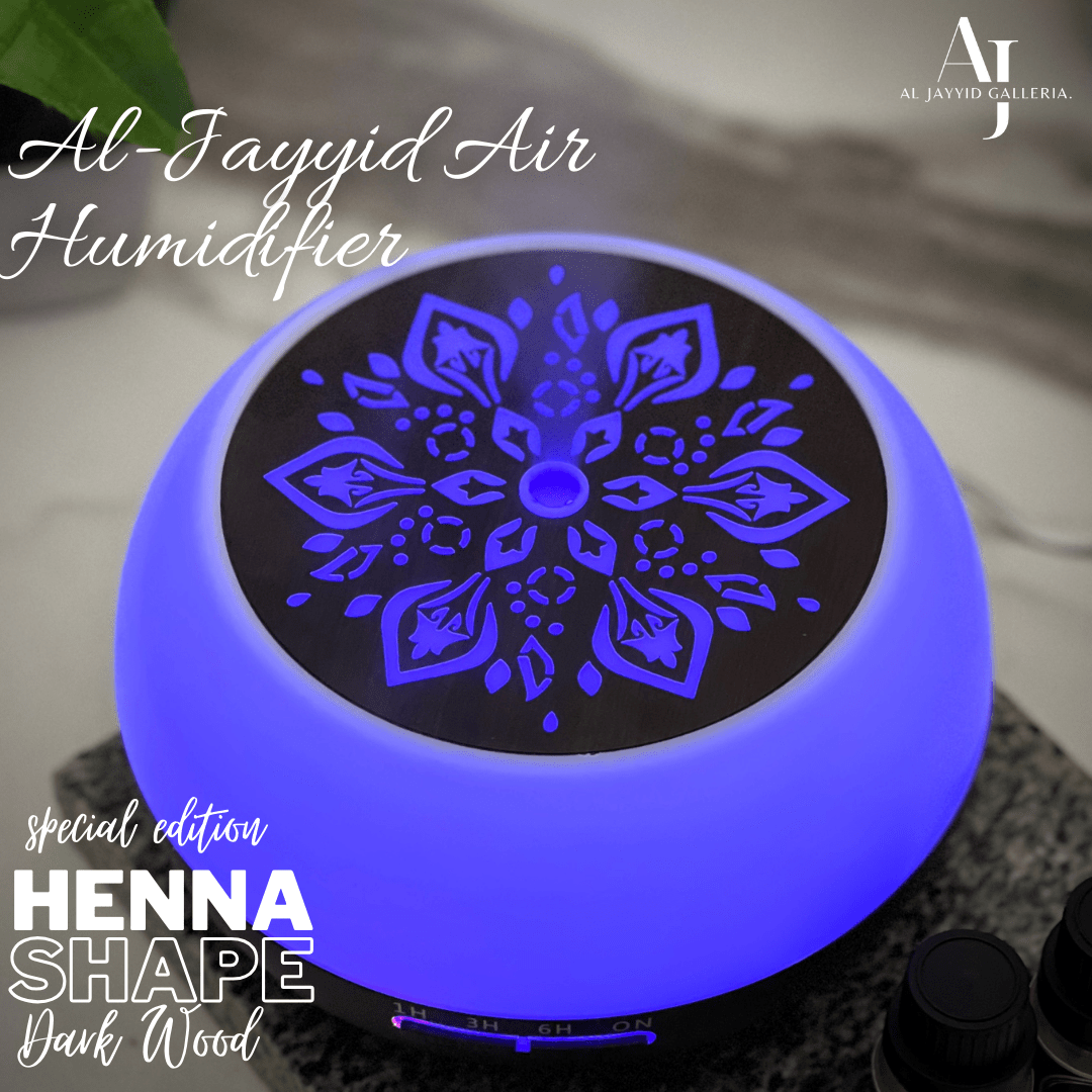 HENNA SHAPE Air Humidifier with 3 free fragrances | Oud, Sabaya, Desire