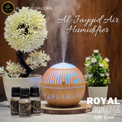 ROYAL PRO SHAPE Air Humidifier with 3 Free Fragrances | Oud, Sabaya, Desire.