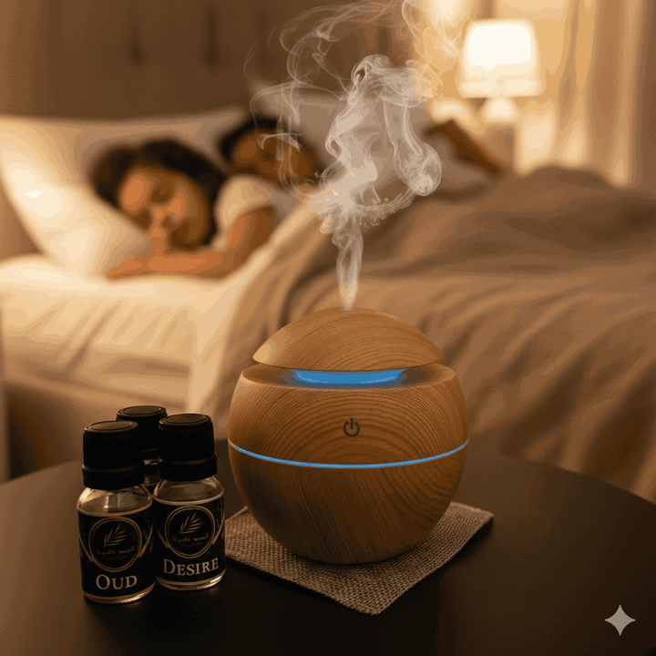 ROUND-LIGHT WOOD Air Humidifier