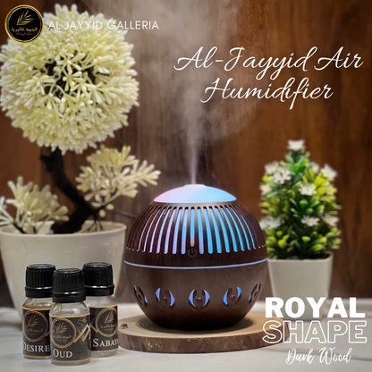 ROYAL PRO SHAPE Air Humidifier with 3 Free Fragrances | Oud, Sabaya, Desire.
