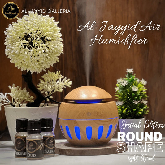 Car Diffuser 3 | Round-Special Shape with three FREE Fragrance Oud, Sabaya & Desire
