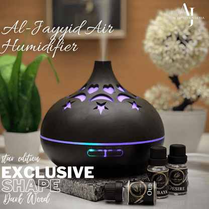 Exclusive Shape (STAR-EDITION) Air Humidifier with 3 free fragrances | Oud, Sabaya, Desire