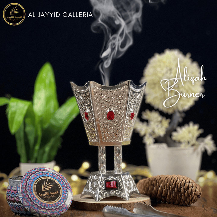 Alizah 'علیزہ' Bakhoor Burner | Electric Burner | SILVER