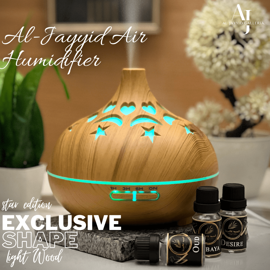 Exclusive Shape (STAR-EDITION) Air Humidifier with 3 free fragrances | Oud, Sabaya, Desire