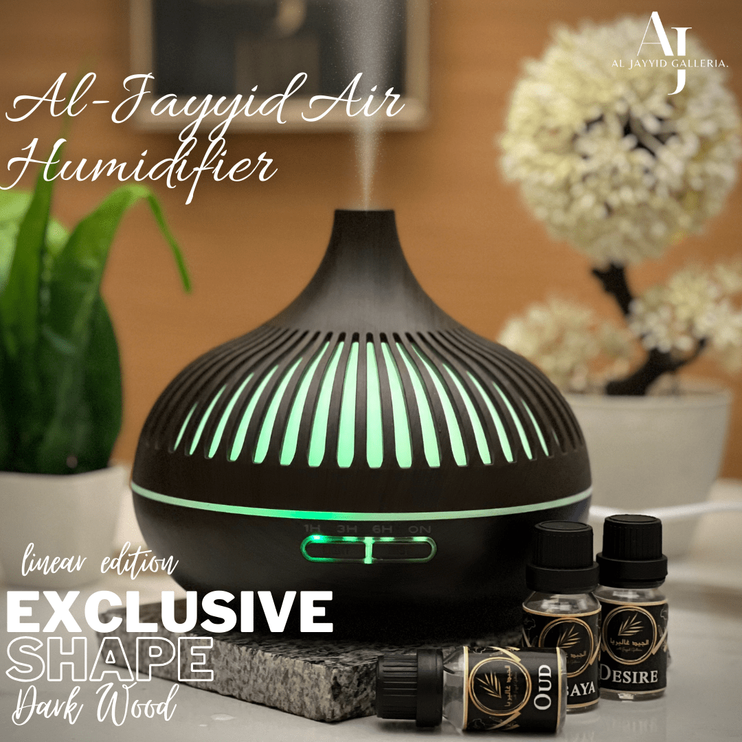 Exclusive Shape (LINEAR-EDITION) Air Humidifier with 3 free fragrances | Oud, Sabaya, Desire