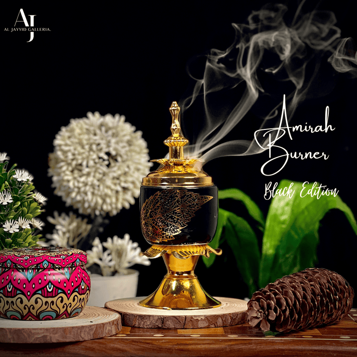 Amirah 'أميرة' Bakhoor Burner (Black) | AL JAYYID