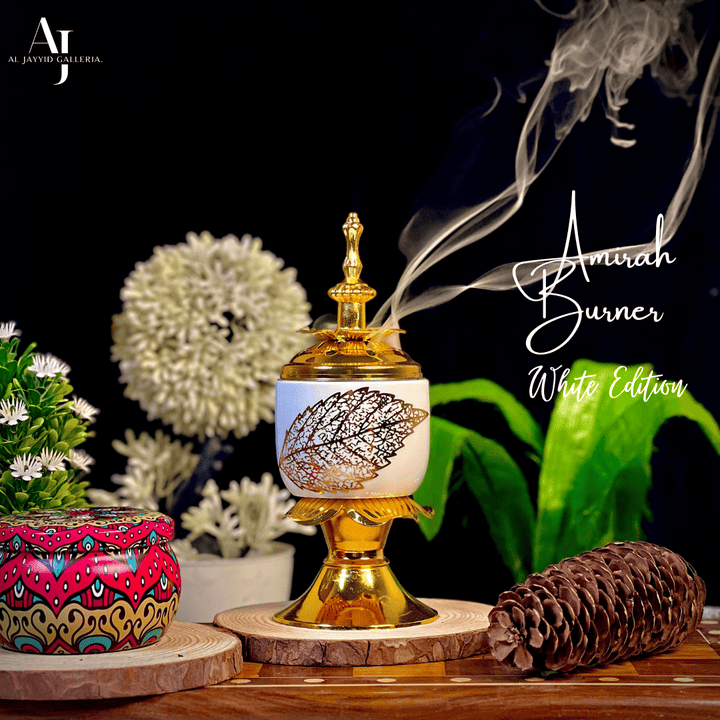 Amirah 'أميرة' Bakhoor Burner (White) | AL JAYYID