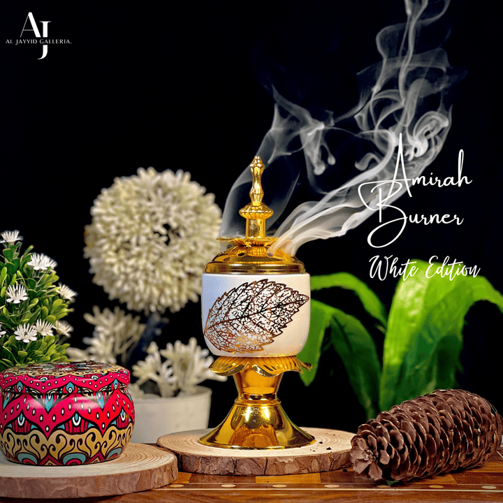 Amirah 'أميرة' Bakhoor Burner (White) | AL JAYYID