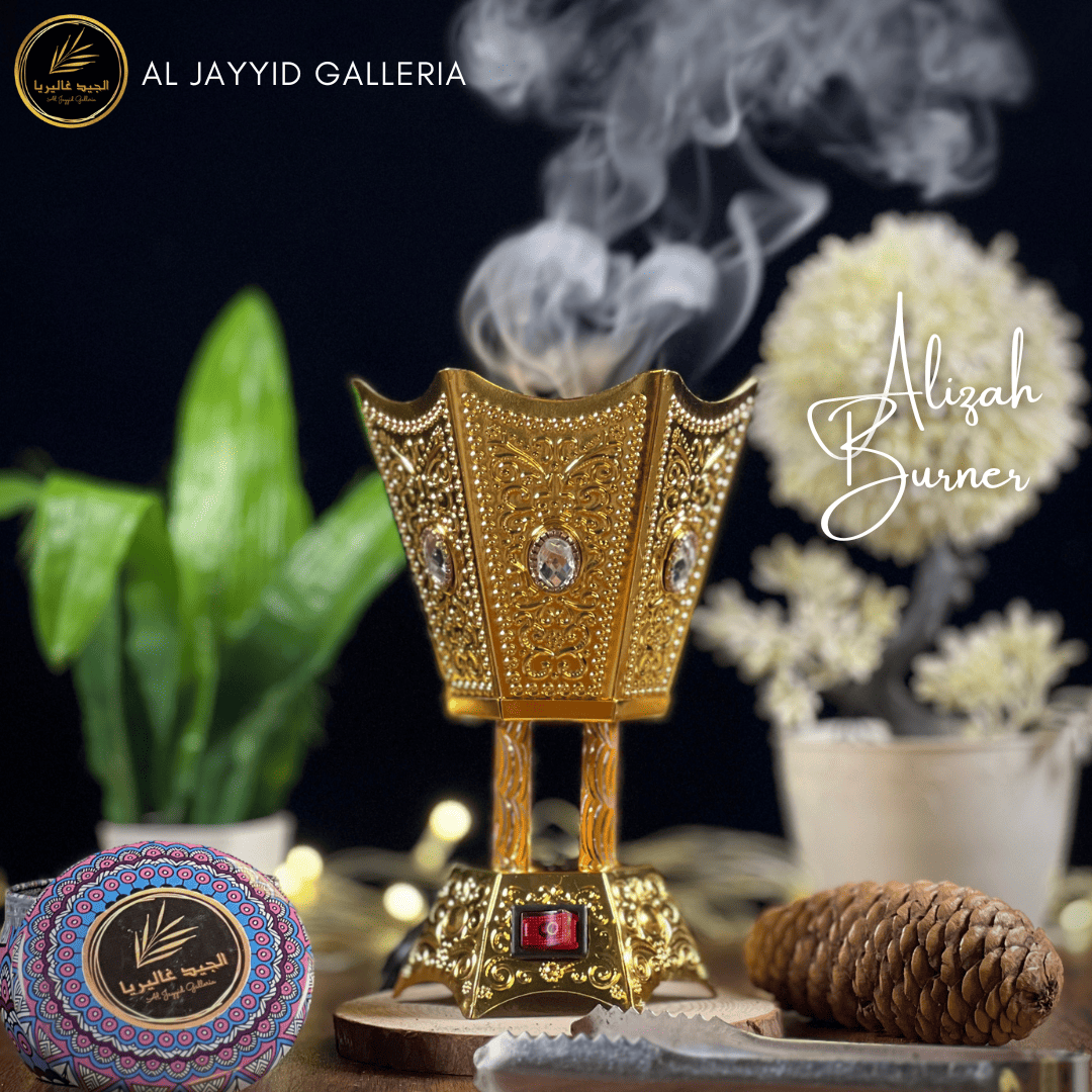 Alizah 'علیزہ' Bakhoor Burner | Electric Burner | GOLDEN