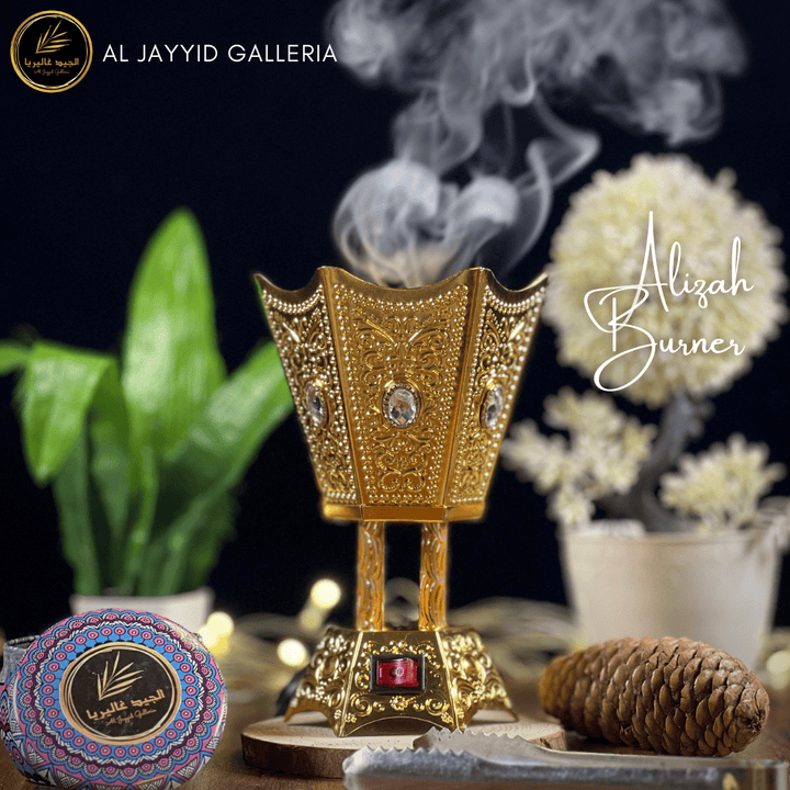 Alizah 'علیزہ' Bakhoor Burner | Electric Burner | GOLDEN