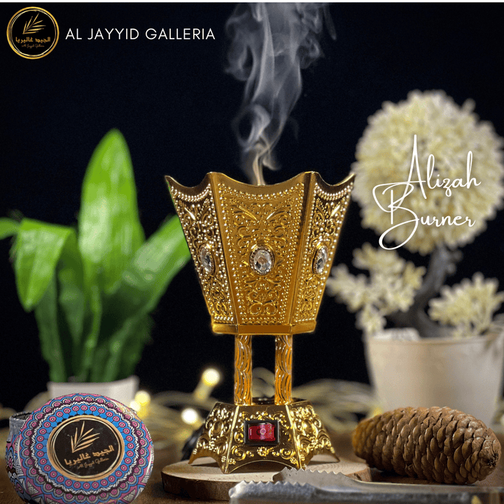 Alizah 'علیزہ' Bakhoor Burner | Electric Burner | GOLDEN
