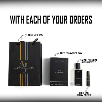 Enigma Y perfume with free fragrance box, gift bag & 3ml bottle
