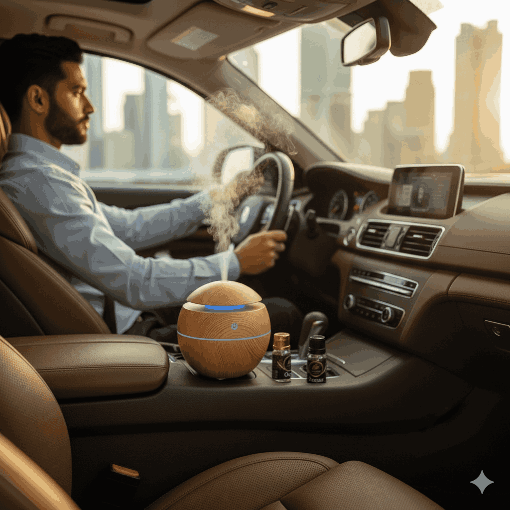 ROUND-LIGHT WOOD Air Humidifier