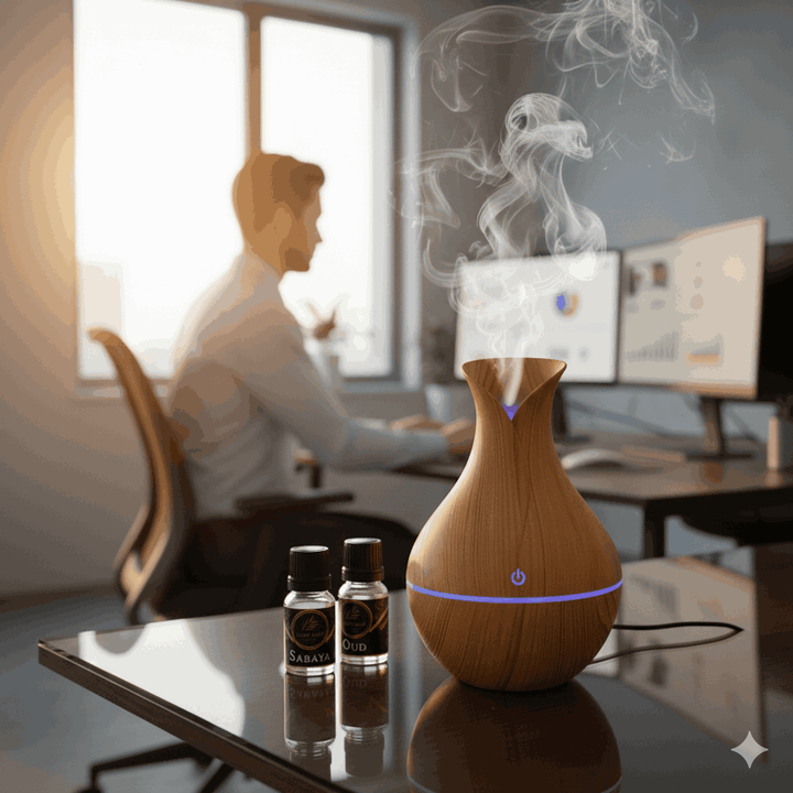 VASE-LIGHT WOOD Air Humidifier