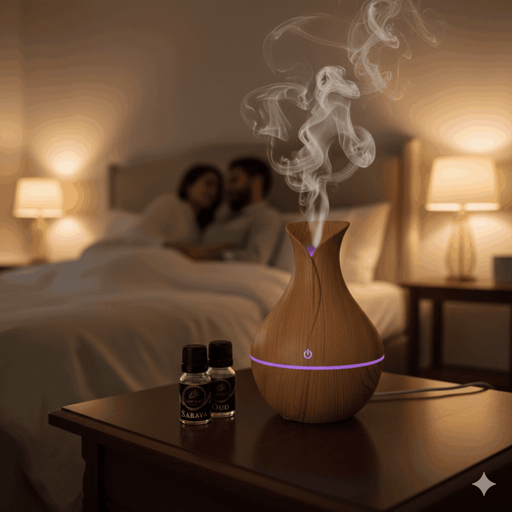 VASE-LIGHT WOOD Air Humidifier