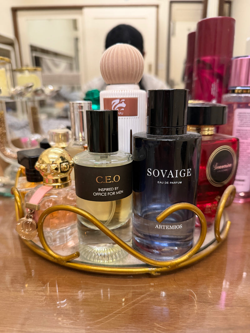 Real customer photo of CEO perfume at home