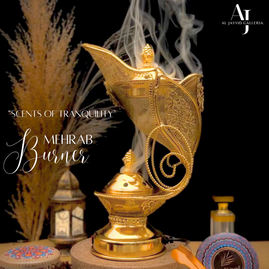 Mehraab 'مہراب' Bakhoor Burner with an elegant design for a perfect arabic vibe by Al Jayyid Galleria