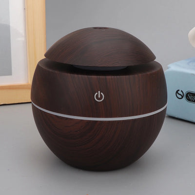 Quiet and energy-efficient ROUND (Darkwood) Humidifier