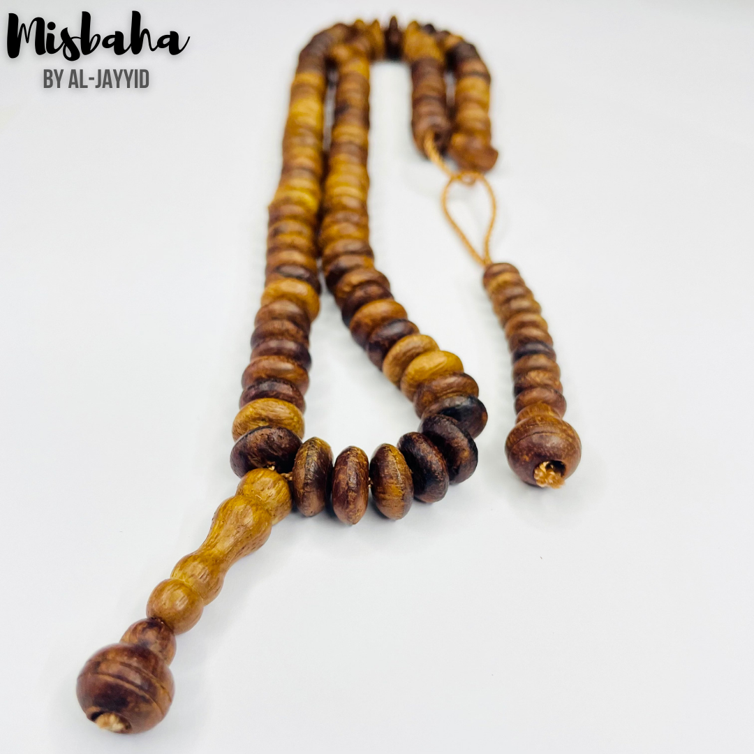 INDONESIAN SEA-WOOD MISBAHA - 33 & 100 Beads