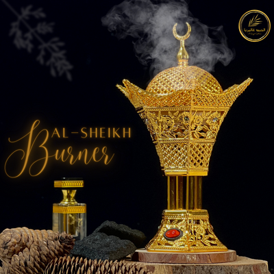 Al-Sheikh 'الشيخ' Bakhoor Burner for a perfect arabic vibe by Al Jayyid Galleria